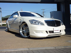 ベンツＳ５５0Ｌ右正面