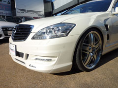 ベンツＳ５５0Ｌ左正面